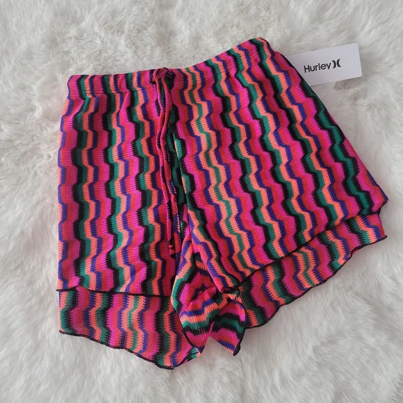 ✨️HURLEY BRAND NEW ZUMBA STRIPE BEACH TANK & PANT SIZE XL